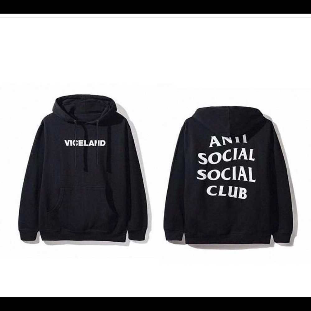 Anti Social Social Club x Viceland Hoodie Medium
